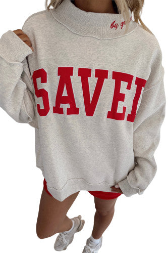 Saved By Grace Oversized Sweatshirt
