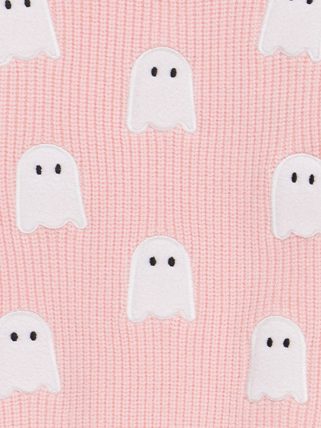 Ghostly Pink Parade Embroidered Sweater