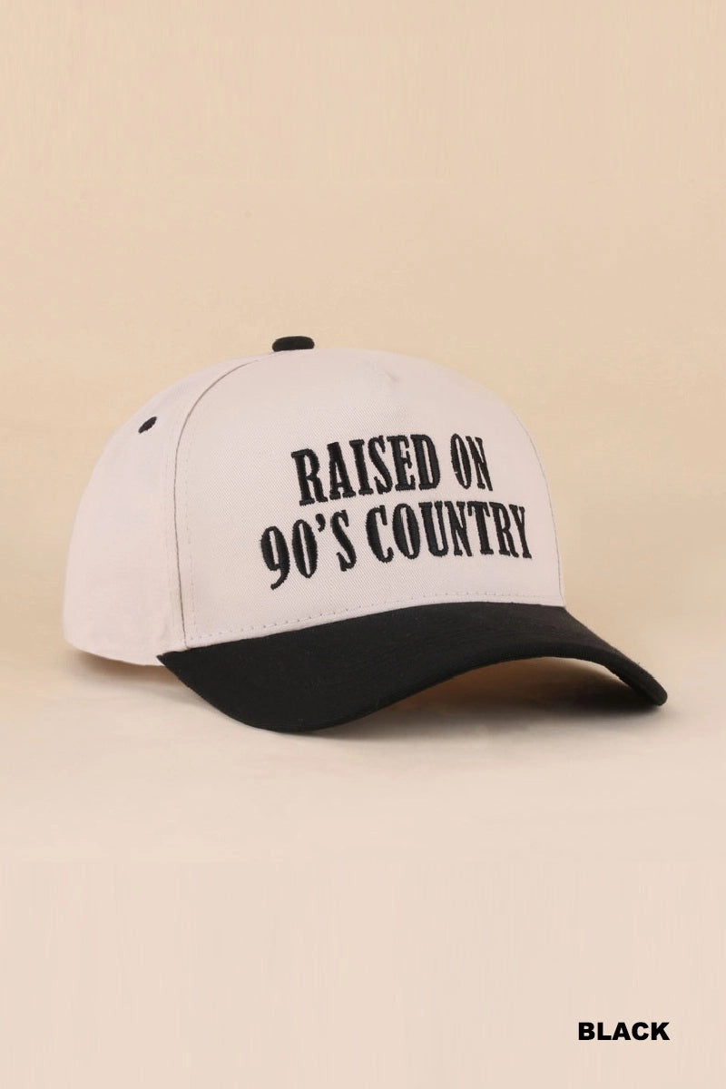Raised On 90's Country Two Tone Snapback Hat