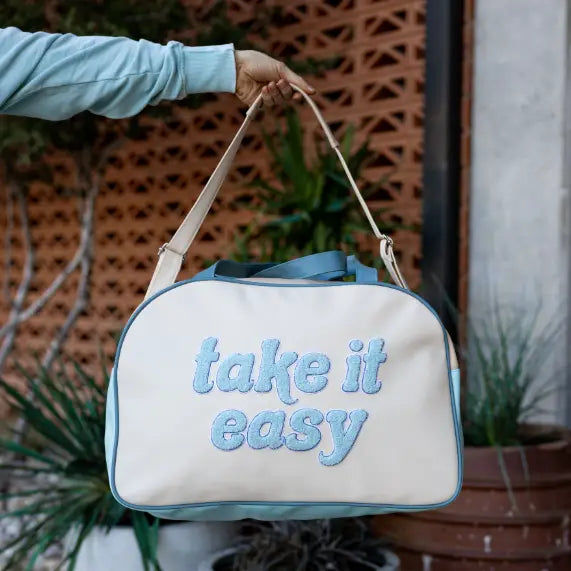 Duffle Bag – Take It Easy – Light Blue