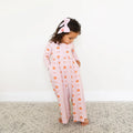 Reagan Wide Leg Romper Bamboo Pumpkin Kids Outfit