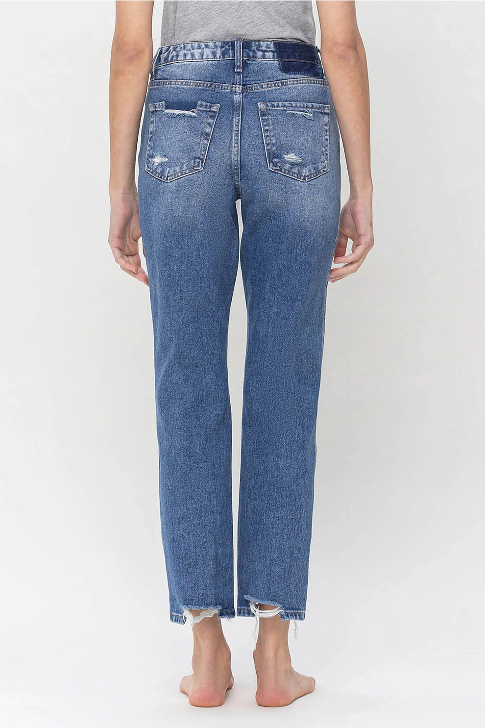 FLYING MONKEY Super High Rise Straight Jeans Y4102AT